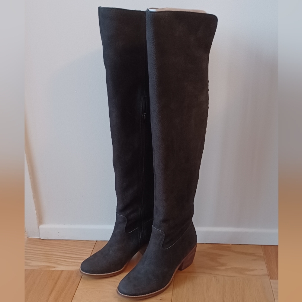 Lucky Brand Black Over the Knee Boots Size7.5